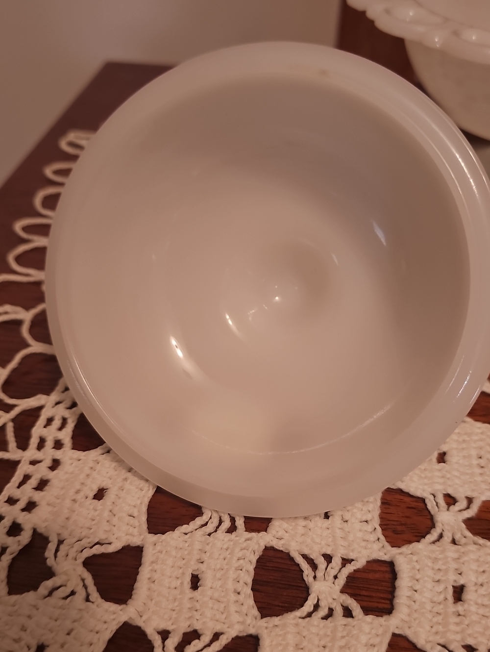 Anchor Hocking "Old Colony" Lace Edge Candy Dish - Picture 7 of 9
